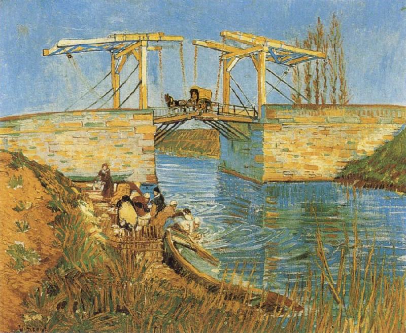 Vincent Van Gogh The Langlois Bridge at Arles